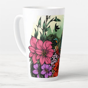 Tasse Latte Jardin des colibris