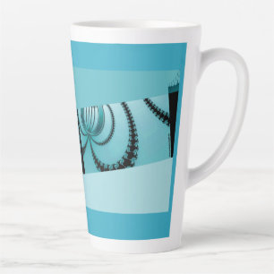 Tasse Latte Jardin fractal