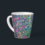 Tasse Latte Jardin italien Gustav Klimt<br><div class="desc">Latte Mug avec la peinture à l’huile de Gustav Klimt,  Paysage du jardin italien (1913). Un beau jardin de fleurs colorées : rouge,  blanc,  rose,  violet. Un grand cadeau pour les amateurs d'art Art Nouveau et autrichien.</div>