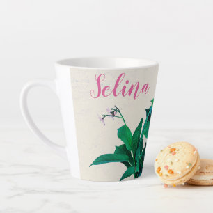 Tasse Latte Jatropha Plante en vert naturel