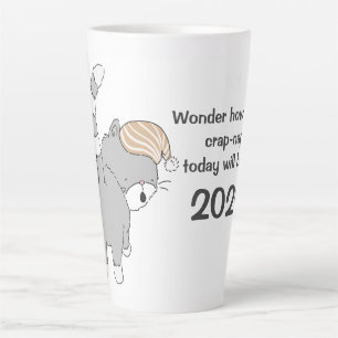 Tasse Latte Je Me Demande Combien De Frappes Naps Aujourd'Hui
