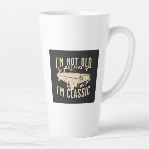 Tasse Latte Je ne suis pas vieux Im classique moderne voiture 