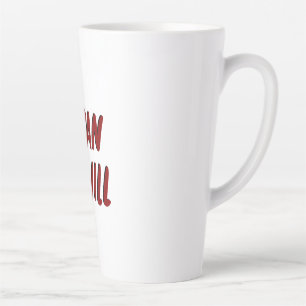 Tasse Latte je peux et je vais motiver la conception