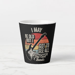 Tasse Latte Je suis peut-être vieux mais j'ai vu tous les grou