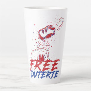 Tasse Latte Je Suis Pour Duterte Free DU30 Free Duterte