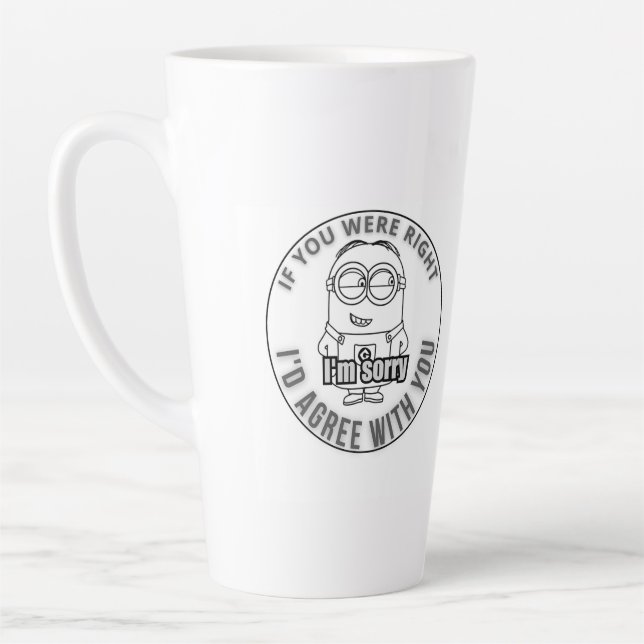 Tasse Latte Je suis soory (Gauche)