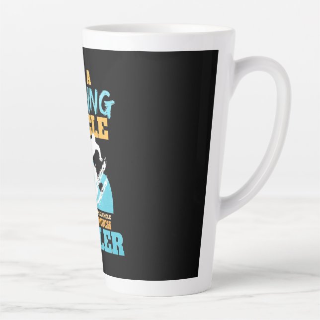 Tasse Latte Je Suis Un Oncle De Surf (Droite)