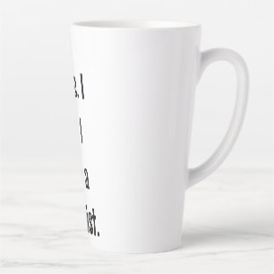 Tasse Latte Je suis venu. J'ai vu. J'ai fait une liste de cont