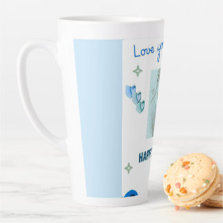 Tasse Latte Je t'aime Papa Joyeuse Fête des Pères