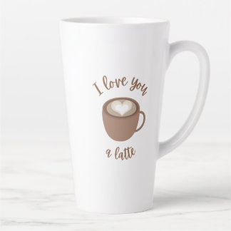 Tasse Latte Je t'aime une petite bouge