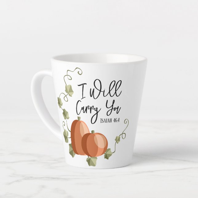 Tasse Latte Je Vous Porterai De La Musique (Angle gauche)