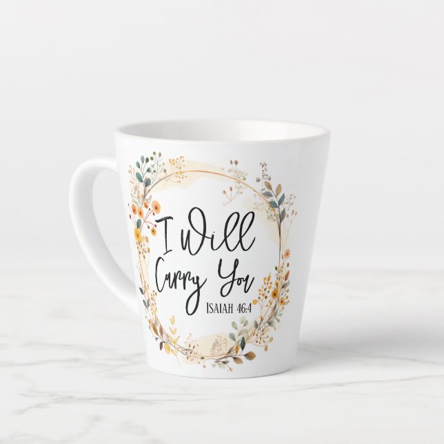 Tasse Latte Je Vous Porterai De La Musique (Angle gauche)
