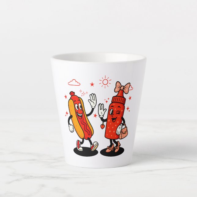 Tasse Latte J'Écris Sur Des Épouses Juteuses Humour Adulte Amu (Devant)