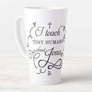 Tasse Latte J'Enseigne Les Petits Humains Sur Jésus Le Teac De
