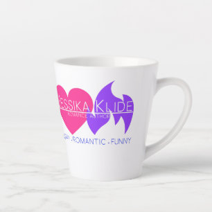 Tasse Latte Jessika Klide Romance Auteur Logo Latte