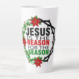 Tasse Latte Jésus est la raison de la saison