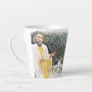 Tasse Latte Jésus et moi avec café ou thé