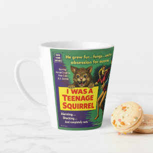 Tasse Latte J'étais un écureuil adolescent Parodie