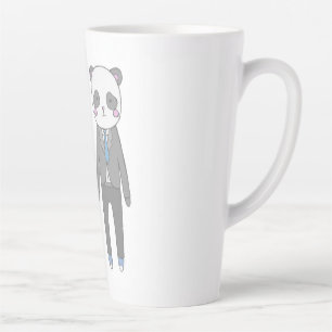 Tasse Latte Jeune Couple de Mariés Pandas Mignons – Mariée & M