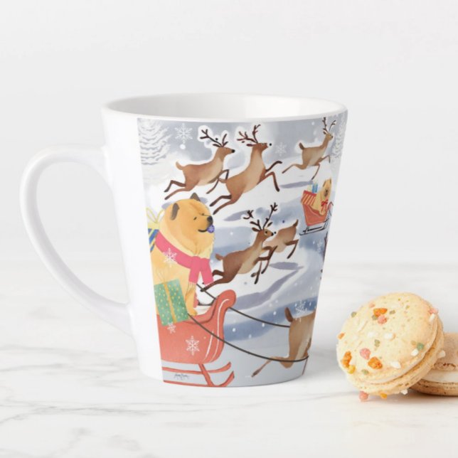 Tasse Latte JEUX REINDEER Chien Chow (Créateur téléchargé)