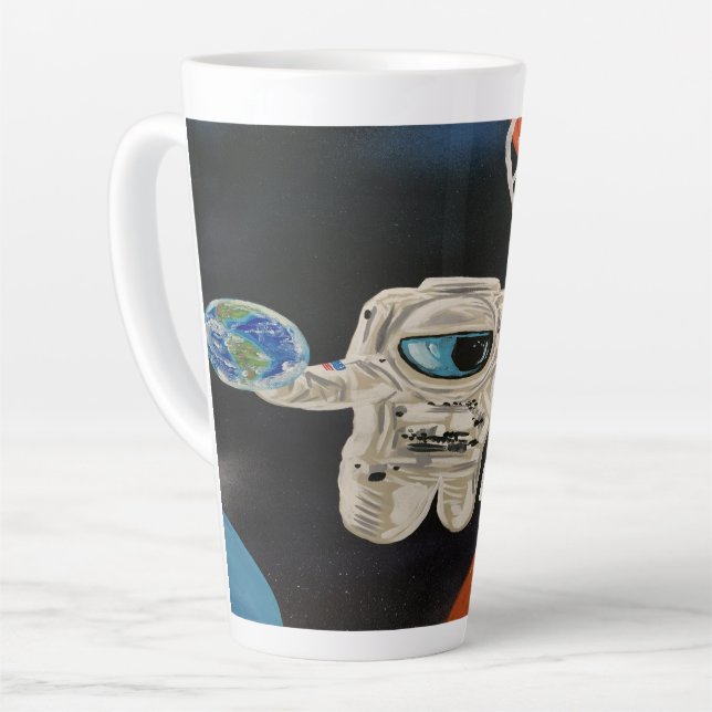 Tasse Latte Jeux spatiaux (Angle gauche)
