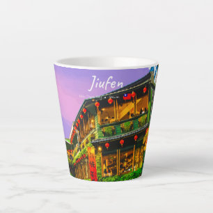 Tasse Latte Jiufen, Taïwan - Petite maison de thé ancienne