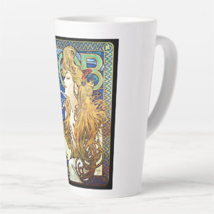 Tasse Latte JOB par Alphonse Mucha