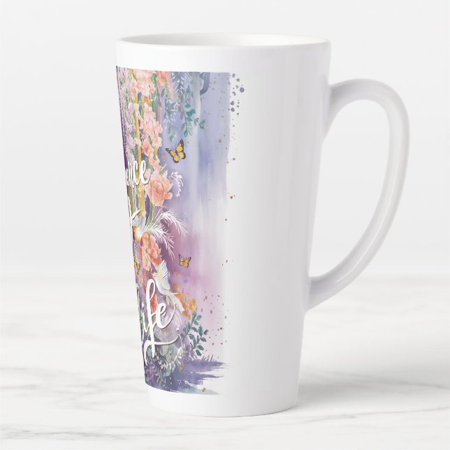 Tasse Latte Joie De La Vie (Droite)