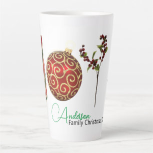 Tasse Latte Joie personnalisée sucre de canne ornement saint l