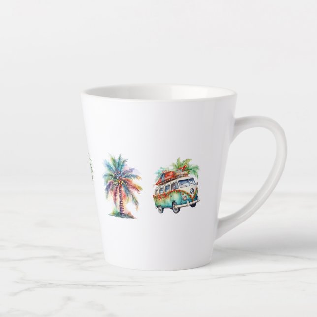 Tasse Latte Joie tropicale (Droite)