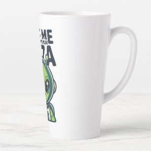 Tasse Latte Joli Alien Emmène-Moi à Ta Pizza Astronaute