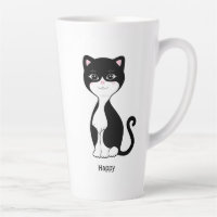 Joli chat smoking heureux
