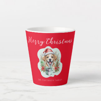 Tasse Latte Joli chiot de Noël