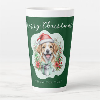 Tasse Latte Joli chiot de Noël