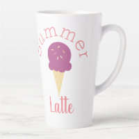 Joli cône de glace et pépites d'été