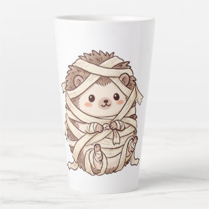 Tasse Latte Joli costume de mummy de hérisson pour Halloween I