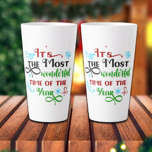 Tasse Latte Joli 'Le Plus Merveilleux Moment' Noël