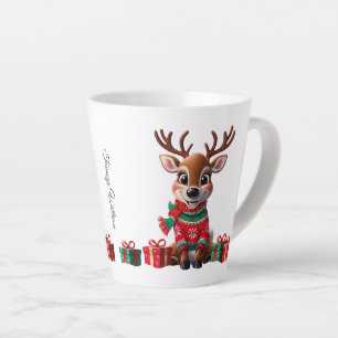 Tasse Latte Joli Noël tendance moderne amusant
