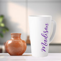 Joli Purple Votre Nom Script manuscrit Personnalis