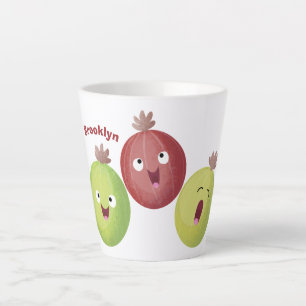 Tasse Latte Joli trio gooseberry chantant dessin animé