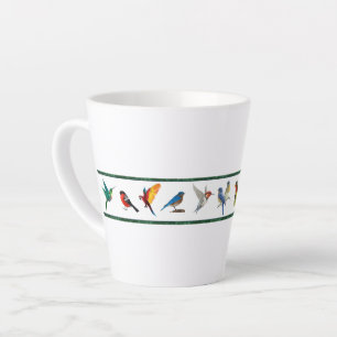 Tasse Latte Jolis Oiseaux (Collection Bridget)