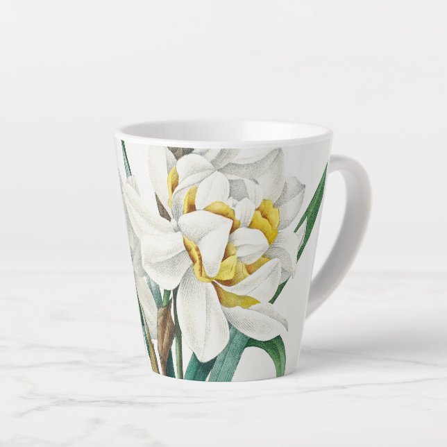 Tasse Latte Jonquille double, Pierre-Joseph Redouté, 1827 (Angle droit)