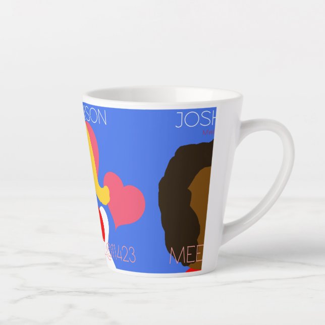 Tasse Latte Joshua et aliston (Droite)