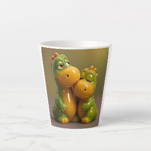 Tasse Latte Jouet de famille de dinosaures à collectionner
