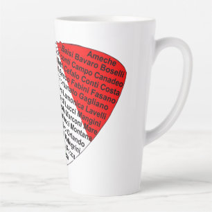 Tasse Latte Joueur Italien Américain De Football