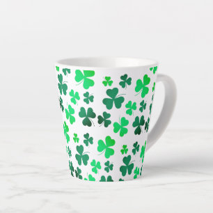 Tasse Latte Jour de la Saint Patrick de printemps vert irlanda