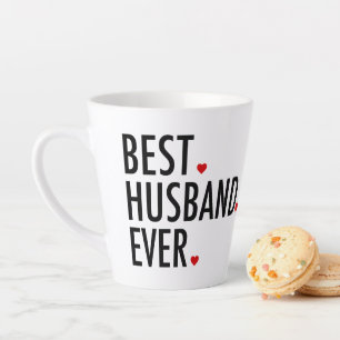Tasse Latte Jour des Valentines du meilleur mari