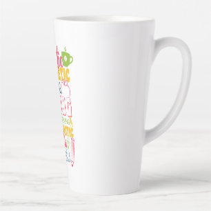 Tasse Latte Journée de l'enseignant Enseignant de l'entretien 