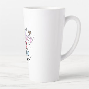 Tasse Latte Journée de l'enseignant Meilleur enseignant jamais