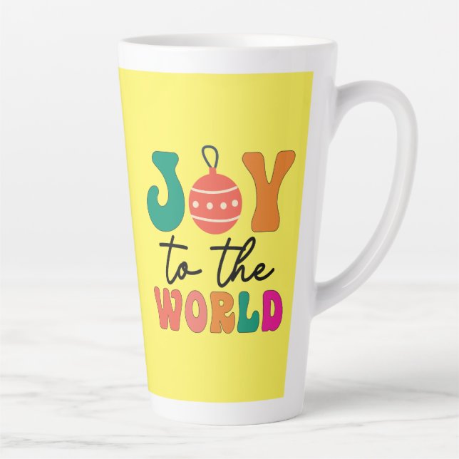 Tasse Latte Joy to The World - Christmas Design-50835 (Droite)